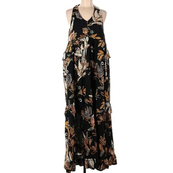 Free People Anita Printed Tropical Floral Dress - Picture 2 of 10
